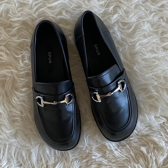 SPUR Vegan Leather Loafers, size 6.5 - Picture 2 of 6